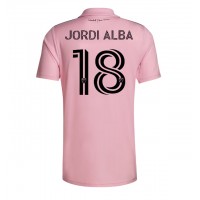 Billiga Inter Miami Jordi Alba #18 Hemma fotbollskläder 2023-24 Kortärmad